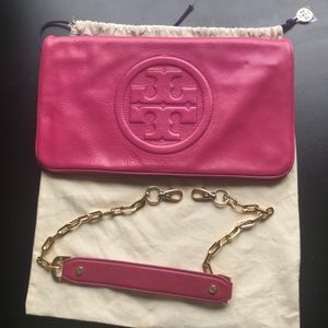TORY BURCH Clutch with removable strap.